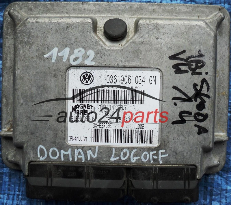 ECU CENTRALITA DE MOTOR SEAT IBIZA 1.4 16V GRZ  036906034GM, IAW4MVGM