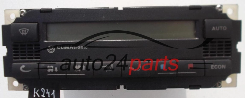 PANEL OGRZEWANIA STEROWNIK NAWIEWU REGULATOR KLIMATRONIK VOLKSWAGEN AUDI A4 B5 GOLF PASSAT 3B2 907 044 A, 3B2907044A, 5HB 007 617-03, 5HB00761703