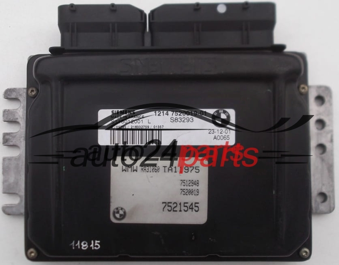 CALCULATEUR MOTEUR MINI ONE COOPER 1.6 SIEMENS S118012001 L, S118012001L, 1214 7520019-01