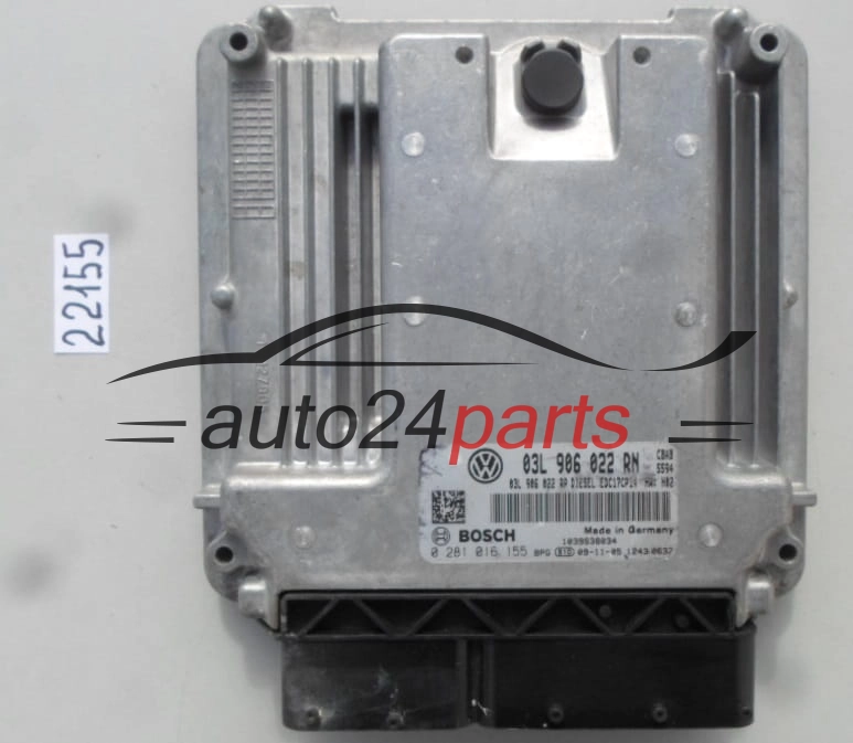 CENTRALITA DE MOTOR VW VOLKSWAGEN TIGUAN BOSCH 0 281 016 155, 0281016155, 03L 906 022 RN, 03L906022RN, EDC17CP14