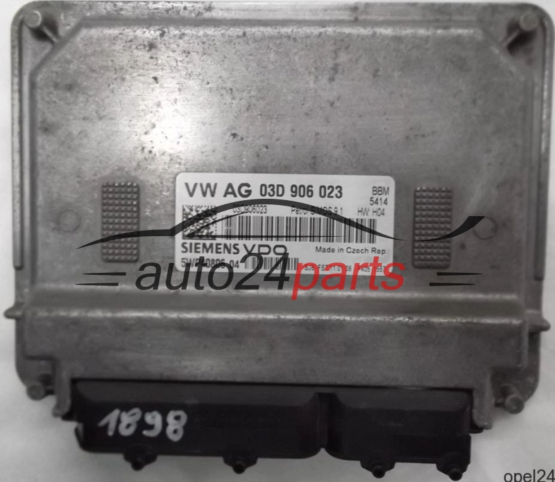 MOTORSTEUERGERÄT ECU STEUERGERÄT SEAT IBIZA 1.2 BBM 03D906023, SIEMENS VDO 5WP40806 04
