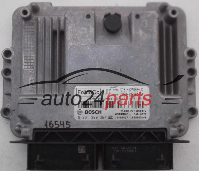 Μονάδα Ελέγχου Κινητήρα FORD 1.6 STCI BOSCH 0 261 S09 367, 0261S09367, C1B1-12A650-LC, C1B112A650LC, CV2A-12B684-CA, CV2A12B684CA 