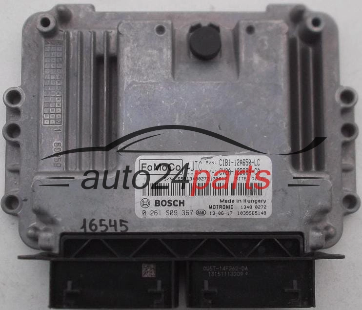 Μονάδα Ελέγχου Κινητήρα FORD 1.6 STCI BOSCH 0 261 S09 367, 0261S09367, C1B1-12A650-LC, C1B112A650LC, CV2A-12B684-CA, CV2A12B684CA 
