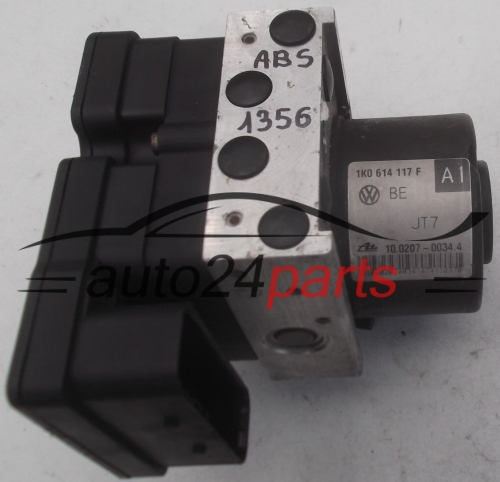 BOMBA HIDRAULICA Y CENTRALITA ABS VOLKSWAGEN AUDI SEAT SKODA 1K0 614 117 F, 1K0614117F, ATE 10.0207-0034.4, 10020700344, 1K0 907 379 N, 1K0907379N, 10.0970-0313.3, 10097003133
