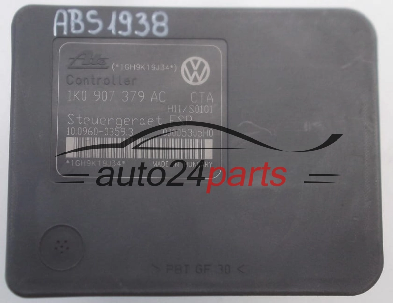 ABS CENTRALINA POMPA AUDI VOLKSWAGEN SEAT  1K0 907 379 AC,  ATE 10.0960-0359.3