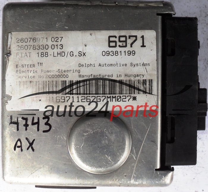 Centralina piantone sterzo FIAT PUNTO 188 DELPHI 09381199