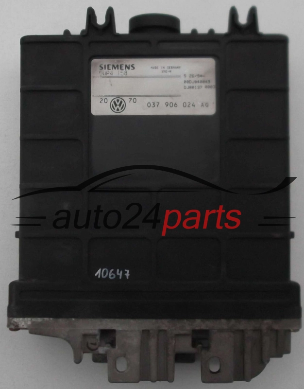 CENTRALINA MOTORE VW VOLKSWAGEN SEAT GOLF 2.0 SIEMENS 5WP4 158, 5WP4158, 037 906 024 AG, 037906024AG