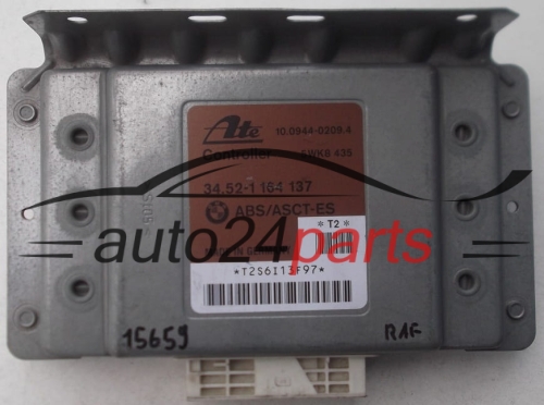 CALCULATEUR ABS BMW ATE 10.0944-0209.4, 10094402094, CONTROLLER 5WK8 435, 5WK8435, 34.52-1 164 137, 34521164137