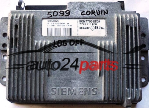 RENAULT LAGUNA 1.6 SIEMENS S113725206A, S113725206 A, HOM 7700111134, HOM7700111134, 7700111120