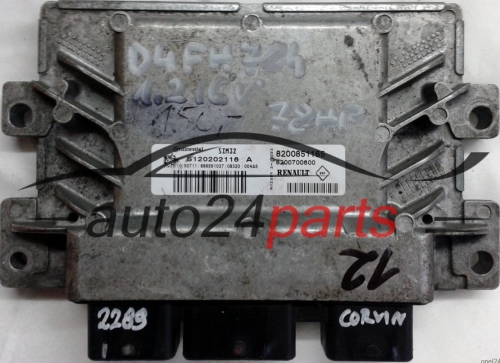 ECU CENTRALITA DE MOTOR RENAULT CLIO 1.2 CONTINENTAL 