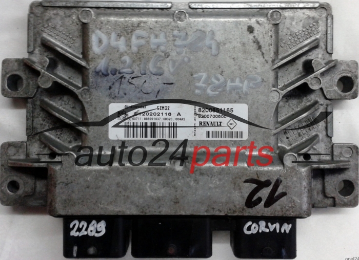 ECU CENTRALITA DE MOTOR RENAULT CLIO 1.2 CONTINENTAL 