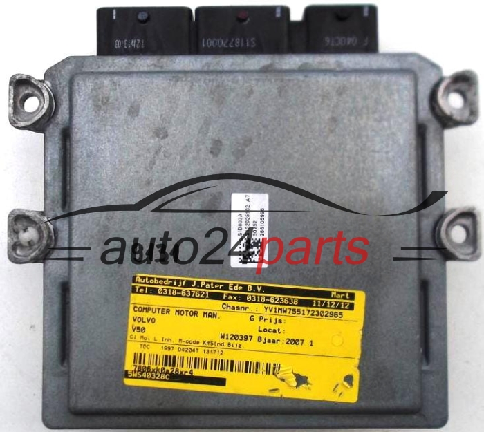 ΜΟΝΑΔΑ ΕΛΕΓΧΟΥ ΚΙΝΗΤΗΡΑ VOLVO C30 2.0, SIEMENS 5WS40328C-T