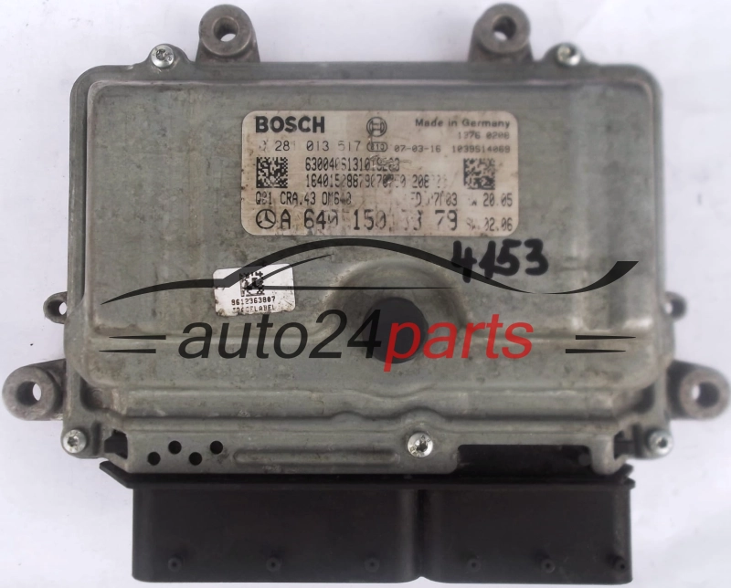 Μονάδα Ελέγχου Κινητήρα MERCEDES W169 A180 W245 B180 BOSCH 0 281 013 517,  A 640 150 88 79, A6401508879, 6401508879
