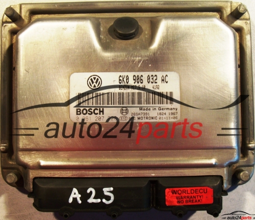ΜΟΝΑΔΑ ΕΛΕΓΧΟΥ ΚΙΝΗΤΗΡΑ SEAT IBIZA 1.4 6K0906032AC, BOSCH 0261207228