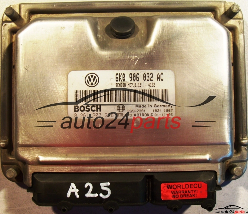 ΜΟΝΑΔΑ ΕΛΕΓΧΟΥ ΚΙΝΗΤΗΡΑ SEAT IBIZA 1.4 6K0906032AC, BOSCH 0261207228