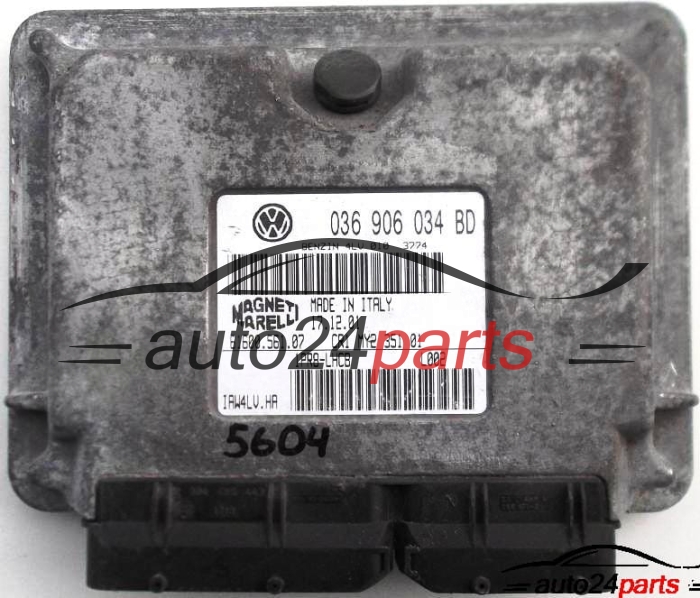 ECU CENTRALITA DE MOTOR SEAT LEON TOLEDO 1.6 036906034BD,  IAW4LVHA