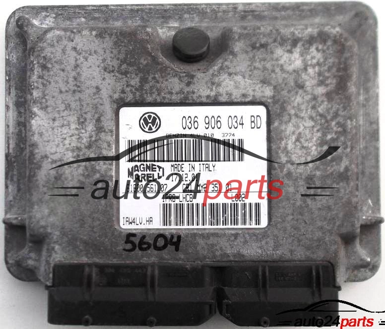 ECU CENTRALITA DE MOTOR SEAT LEON TOLEDO 1.6 036906034BD,  IAW4LVHA