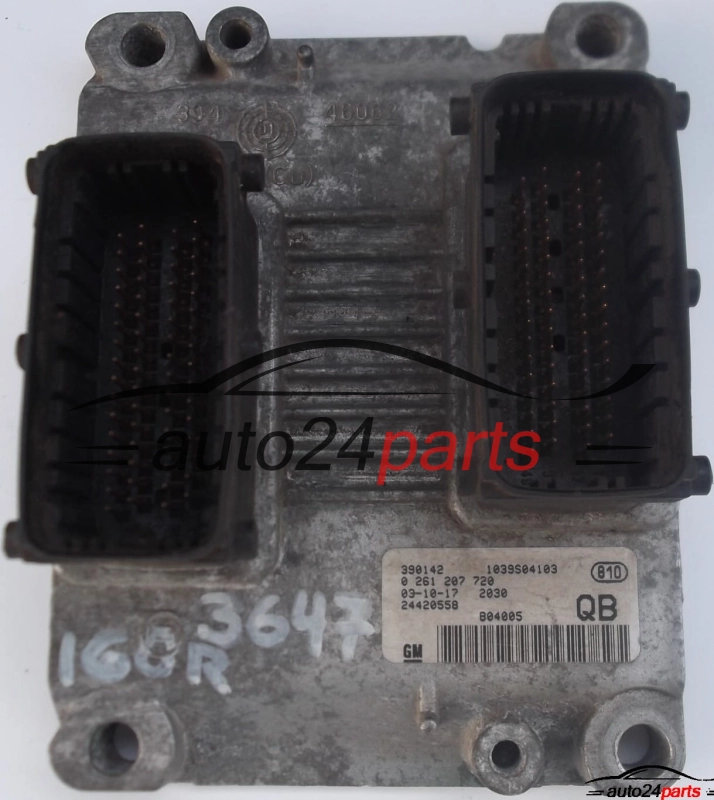 calculateur moteur pour opel chevrolet, holden, vauxhall corsa c 1.0 z10xep
