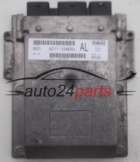 ECU ENGINE CONTROLLER FORD TRANSIT 2.4 TDCI FoMoCo 6C11-12A650-AL,  9DCL 