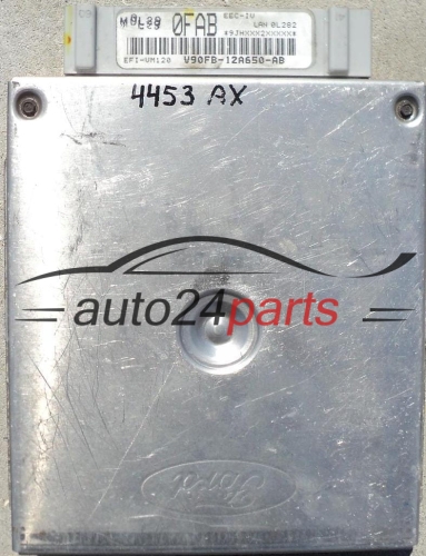 MOTORSTEUERGERÄT ECU STEUERGERAT FORD FIESTA 1.6 V90FB12A650AB, V90FB-12A650-AB 0FAB, EF1-VM120