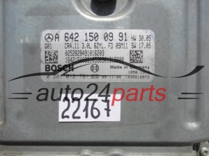 CALCULATEUR MOTEUR MERCEDES W164 3.0 CDI BOSCH 0 281 012 791, 0281012791, A 642 150 09 91, A6421500991, CR4.11 