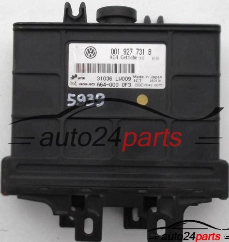 BOITE DE VITESSES AUTOMATIQUE VW VOLKSWAGEN POLO 1.4 001 927 731 B, 001927731B 