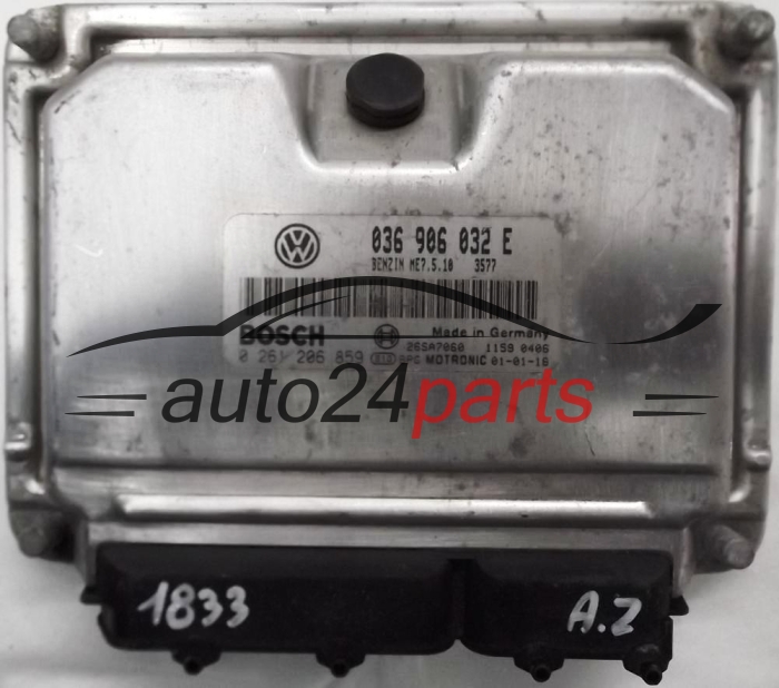 ECU ENGINE CONTROLLER SEAT LEON 1.4 036 906 032 E, 036906032E, BOSCH 0 261 206 859, 0261206859