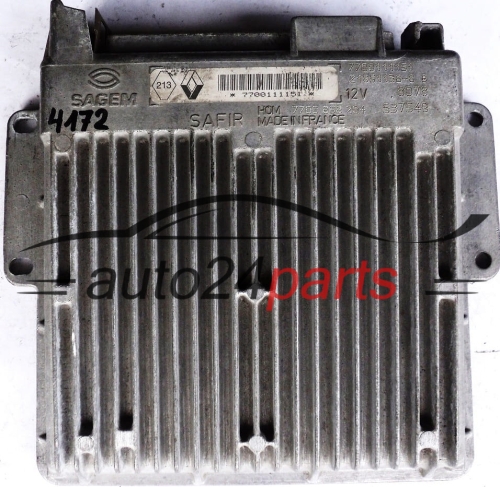 MOTORSTEUERGERÄT ECU STEUERGERAT RENAULT CLIO 1.2 21651136-6 B, 216511366B, 21651136-6B, 7700111151, HOM 7700868294, HOM7700868294