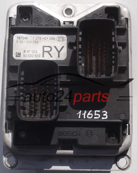 Μονάδα Ελέγχου Κινητήρα OPEL CORSA B 1.0 X10XE BOSCH 0 261 204 058, 0261204058, GM 90 532 609 RY, 90532609RY, 90532609