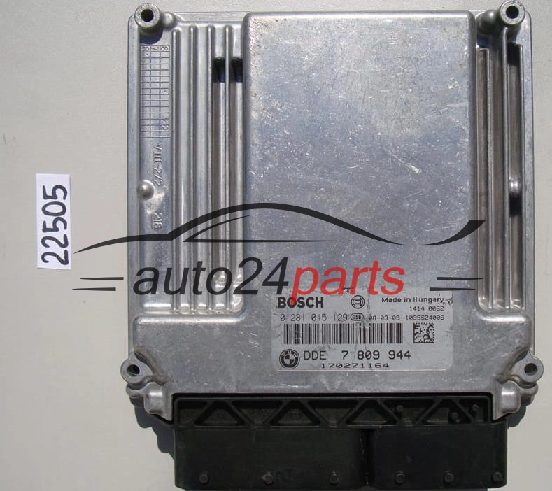 KOMPUTER STEROWNIK SILNIKA BMW BOSCH 0 281 015 129, 0281015129, DDE 7 809 944, 7809944
