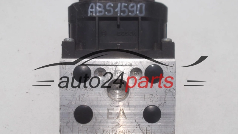 ABS OPEL CORSA C COMBO MERIVA POMPA 09127108 EA BOSCH 0 265 216 478