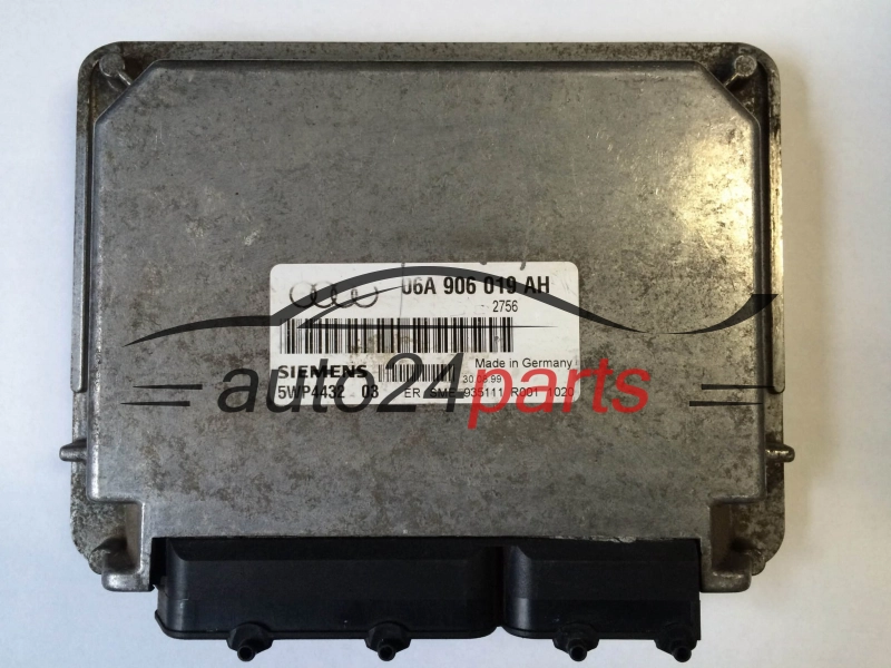 KOMPUTER STEROWNIK SILNIKA AUDI A3 1.6 AGN 06A 906 019 AH, 06A906019AH, SIEMENS 5WP4432 03, 5WP443203