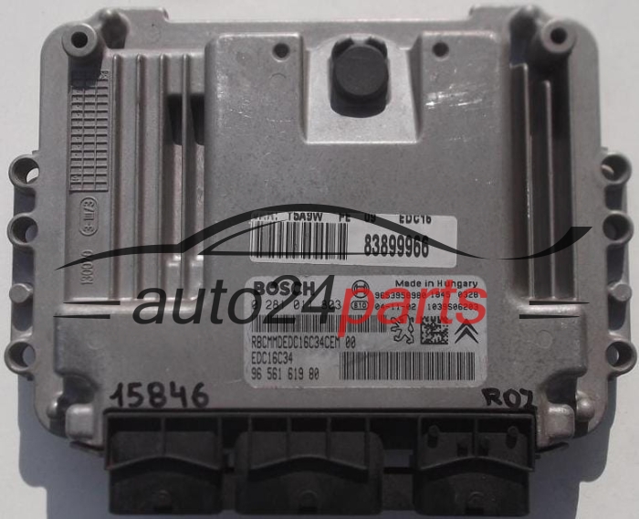 KOMPUTER STEROWNIK SILNIKA CITROEN, PEUGEOT 307 1.6