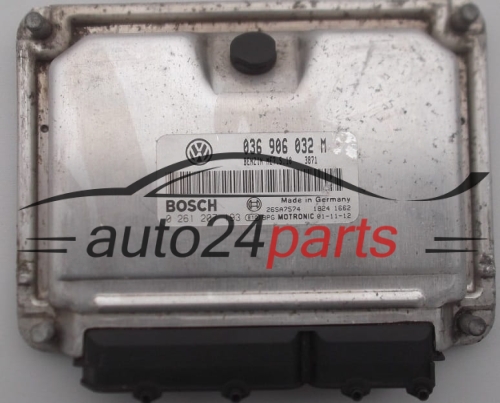 ECU ENGINE CONTROLLER SEAT LEON 1.4 036906032M, BOSCH 0261207193
