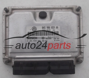 CENTRALINA MOTORE VW VOLKSWAGEN LUPO 1.2 TDI, BOSCH 0 281 010 505, 0281010505, 045 906 019 AA, 045906019AA
