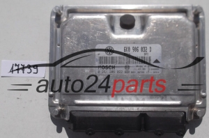 KOMPUTER STEROWNIK SILNIKA SEAT IBIZA 1.4 BOSCH 0 261 206 022, 0261206022, 6K0 906 032 D, 6K0906032D - 17739, 17740