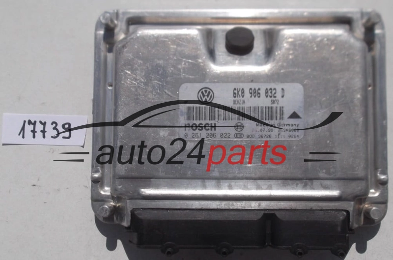 Centralina do motore SEAT IBIZA 1.4 BOSCH 0261206022 6K0906032D