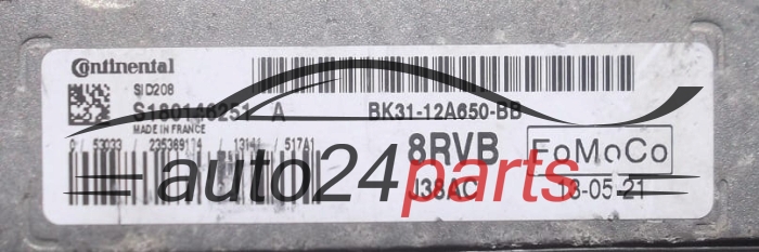 Μονάδα Ελέγχου Κινητήρα FORD TRANSIT 2.2 TDC CONTINENTAL S180146251 A