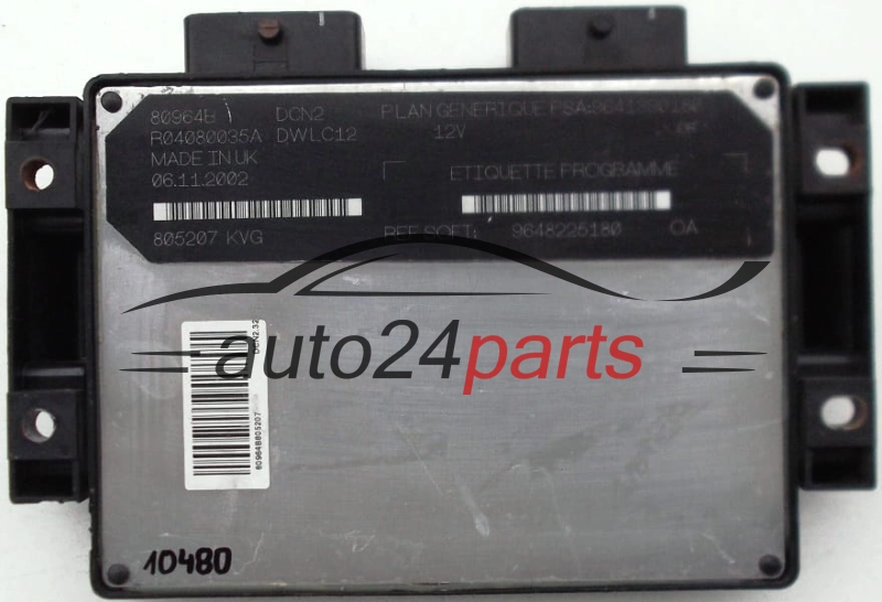 CENTRALINA MOTORE CITROEN PEUGEOT 1.9 LUCAS R04080035A PSA 9641390180 SOFT 9648225180, DCN2