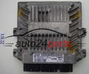 KOMPUTER STEROWNIK SILNIKA FORD FOCUS 2.0 TDCI SIEMENS 5WS40369B-T, 5WS40369BT, FoMoCo 6M51-12A650-HB, 6M5112A650HB, 4CSB, SID803 - 