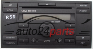 RADIO CD 6000 CD FORD C-MAX 3M5T-18C815-BE / 3M5T18C815BE - R58