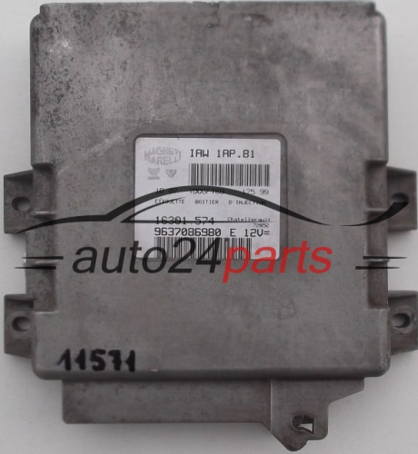 CENTRALINA DO MOTORE PEUGEOT 206 1.4 Magneti Marelli IAW 1AP.81 IAW1AP81 16301.574 16301574 9637086980