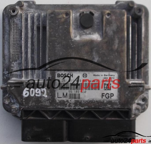 ECU ENGINE CONTROLLER OPEL VECTRA SIGNUM 1.9 CDTI BOSCH 0 281 011 449, 0281011449, 55 189 630, 55189630