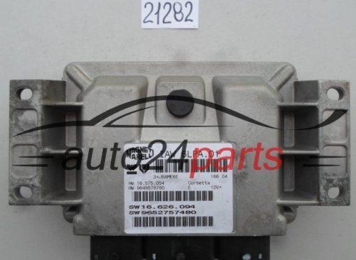 CENTRALITA DE MOTOR PEUGEOT 206 Magneti Marelli IAW 6LPA.01, IAW6LPA01, SW 9652757480, HW 9649578780