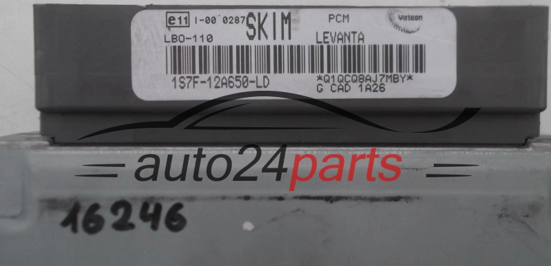 CENTRALINA MOTORE FORD MONDEO 2.0 VISTEON 1S7F-12A650-LD, 1S7F12A650LD, SKIM, LBO-110