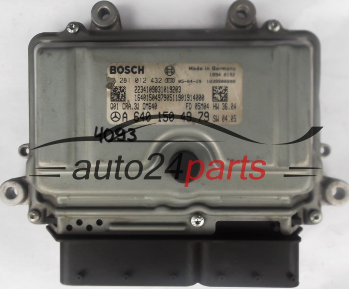calculateur moteur pour mercedes