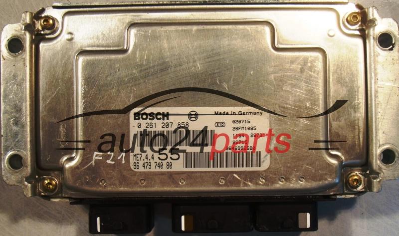 KOMPUTER STEROWNIK SILNIKA CITROEN C3 1.6 BOSCH 0 261 207 858, 96 479 740 80