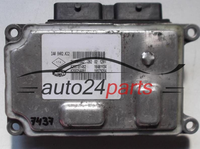 ECU ENGINE CONTROLLER RENAULT CLIO 1.2 Magneti Marelli IAW 5NR2.KI2, IAW5NR2KI2, 8200181482, 16481134, 8200254491, 16579204