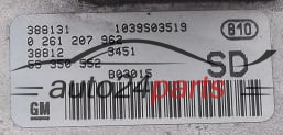 Μονάδα Ελέγχου Κινητήρα OPEL CORSA C 1.2 Z12XE BOSCH 0 261 207 962,  GM 55 350 552 SD