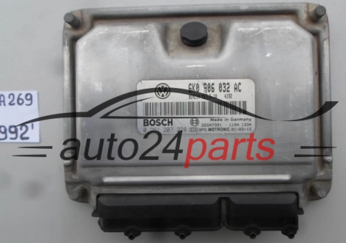 SEAT IBIZA 1.4 8V MPI, 6K0 906 032 AC, 6K0906032AC, BOSCH 0 261 207 228, 0261207228, 26SA7391, ME7.5.10 